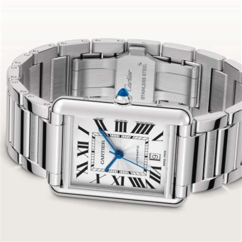 cartier tank 18 k|cartier tank must extra large.